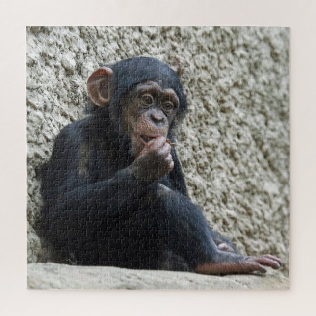 Chimpanzee 013 jigsaw puzzle (Vertical)