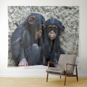 Chimpanzee 022 tapestry