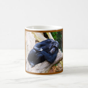 Chimpanzee at rest coffee mug