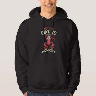 Chimpanzee Circus Zoo Animal Monkey Monkey Hoodie