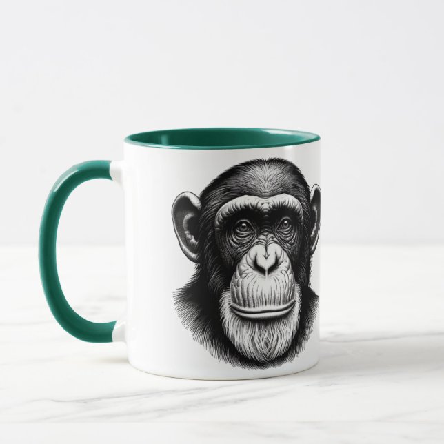 Chimpanzee Coffee Mug (Left)