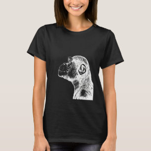 Chimpanzee Coloured   Love Women Cute Laughing Chi T-Shirt