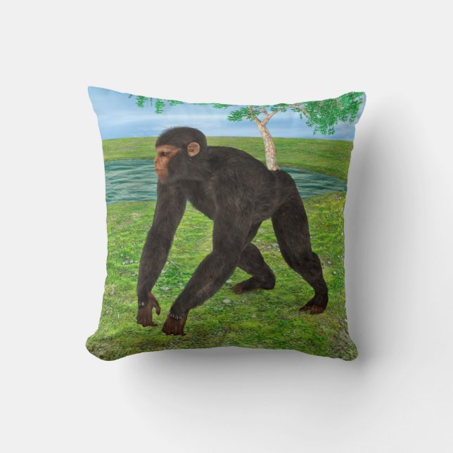Chimpanzee Cushion (Front)