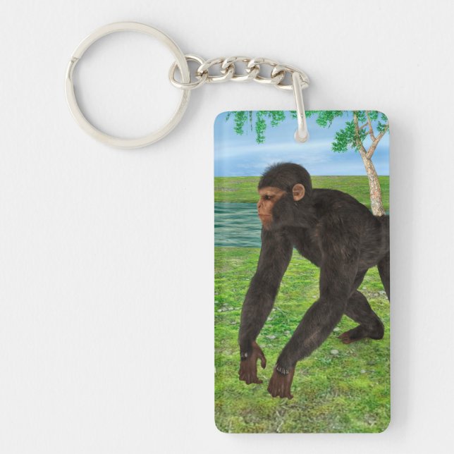 Chimpanzee Key Ring (Front)