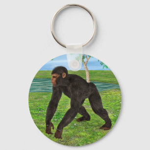 Chimpanzee Key Ring