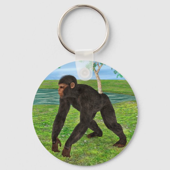 Chimpanzee Key Ring (Front)
