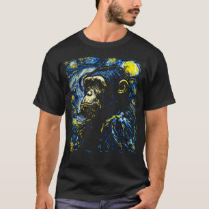 Chimpanzee Lover Gift Art T-Shirt