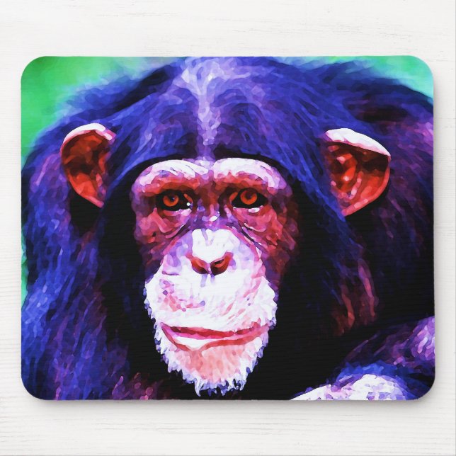 Chimpanzee Mouse Pad (Front)