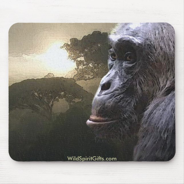Chimpanzee Mousepad (Front)