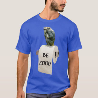 Chimpanzee on the toilet paper T-Shirt