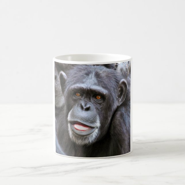 Chimpanzee Photo Coffee Mug (Center)