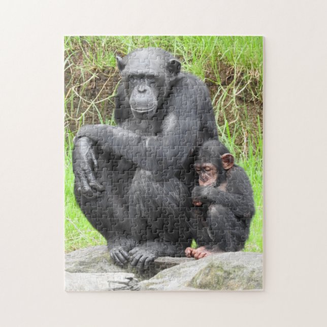Chimpanzee Puzzle (Vertical)