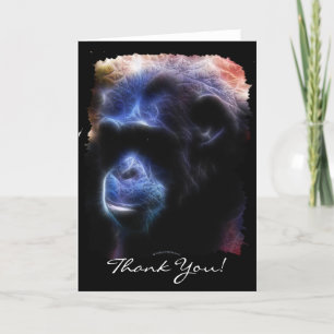 CHIMPANZEE Thank You Card