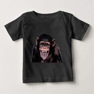 Chimpanzee Tongue Baby T-Shirt