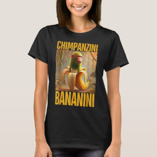 Chimpanzini Bananini Italian Brainrot Meme Boys Gi T-Shirt