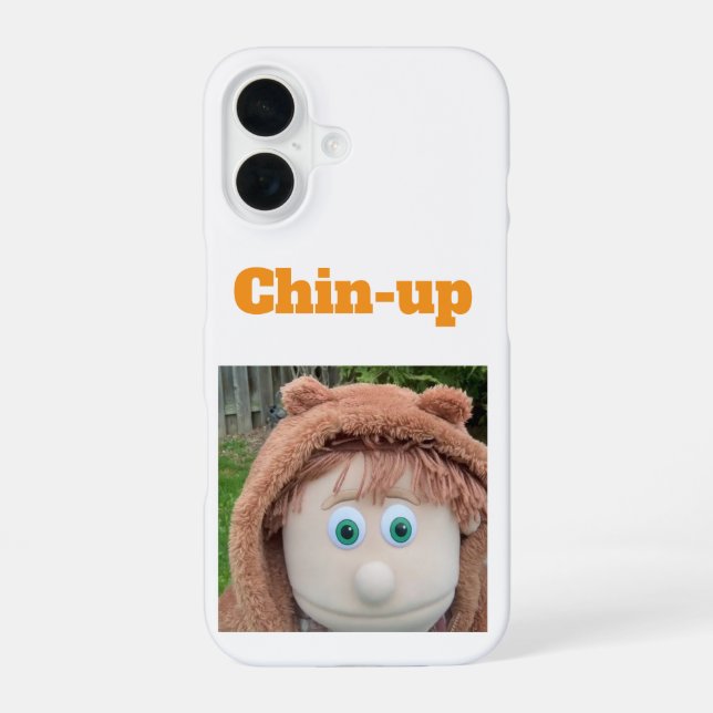 Chin-Up Charlie iPhone 16 Case (Back)