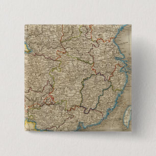 China 12 15 cm square badge