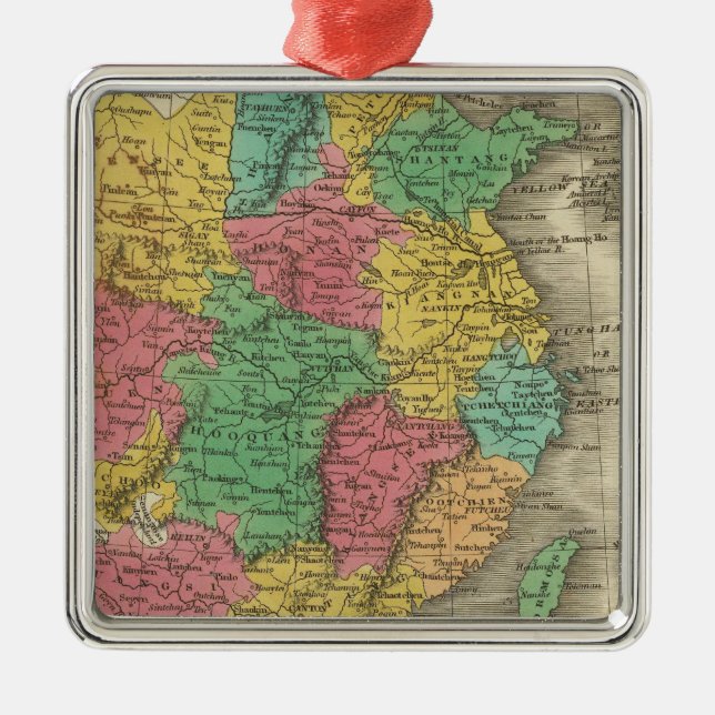 China 14 metal tree decoration (Front)