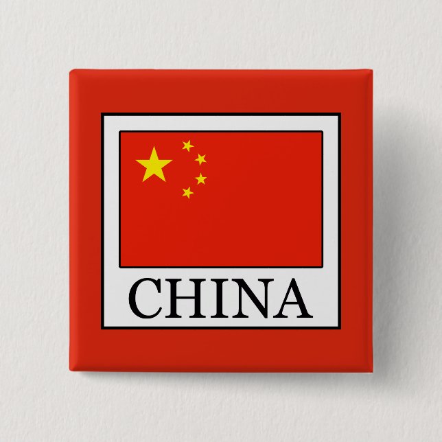 China 15 Cm Square Badge (Front)