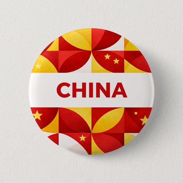 China 6 Cm Round Badge (Front)