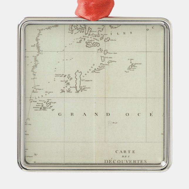 China and Asia Metal Ornament (Front)