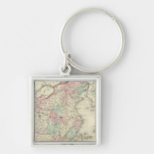 China and Japan 2 Key Ring