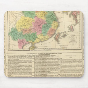 China and Japan Atlas Map Mouse Pad