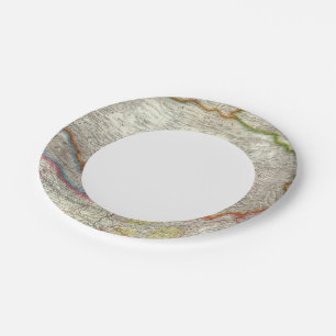 China and Tibet Paper Plate