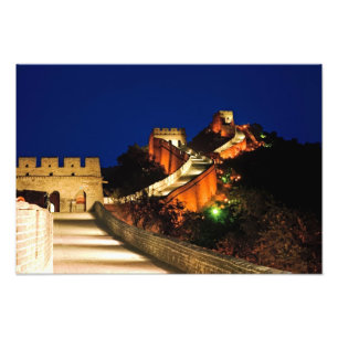 China, Badaling, Great Wall, view of Photo Print