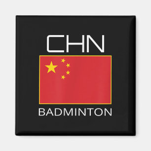 China Badminton Team Fan Gift Chinese Athlete Chn  Magnet