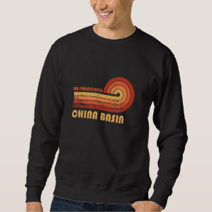 China Basin San Francisco California Retro Vintage Sweatshirt