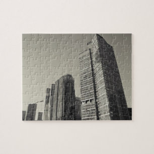 China, Beijing, Chaoyang District. Fortune Plaza Jigsaw Puzzle