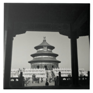 China, Beijing, Chongwen District. Temple of 2 Ceramic Tile