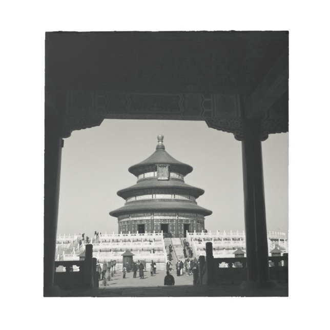 China, Beijing, Chongwen District. Temple of 2 Notepad (Front)