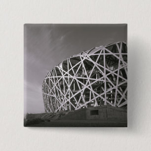 China, Beijing. National Stadium, Venue for the 15 Cm Square Badge