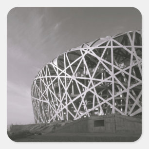China, Beijing. National Stadium, Venue for the Square Sticker