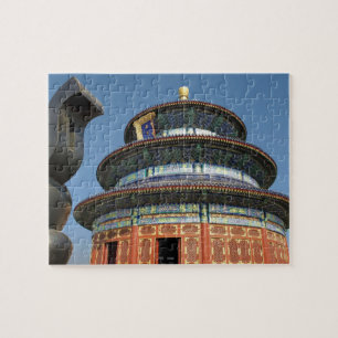 China, Beijing, Temple of Heaven, Chinese Urn in Jigsaw Puzzle