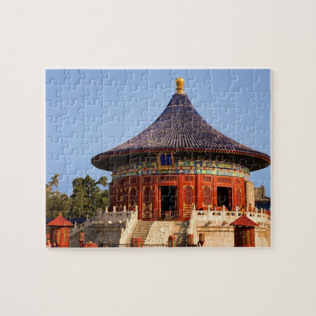 China, Beijing, Tian Tan Park, Temple of Heaven, 2 Jigsaw Puzzle (Horizontal)