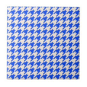 China Blue Houndstooth Ceramic Tile
