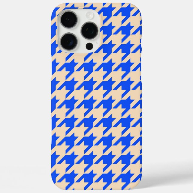 China Blue Houndstooth Samsung Galaxy S9 Case (Back)