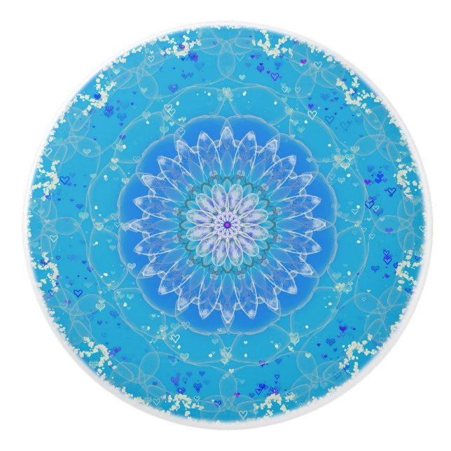 China Blue Lace Cabinet/Drawer Pull (Front)