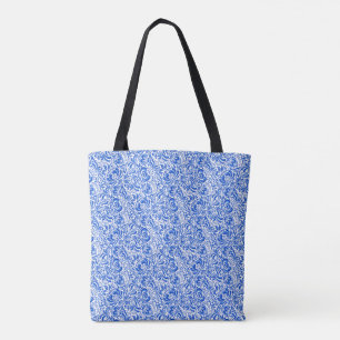 China blue tote bag