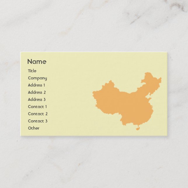 China - Business Card (Front)