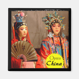 China, Chengdu, Traditional Chinese Opera (Magnet) Magnet