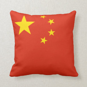 China (Chinese) Flag Cushion