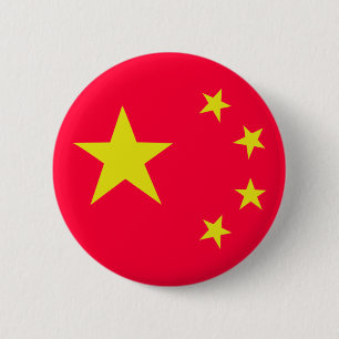 china chinese stars flag 6 cm round badge