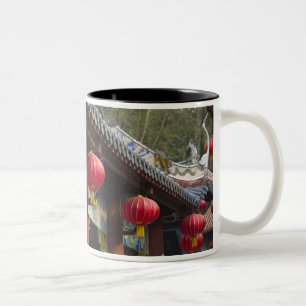 CHINA, Chongqing Province, Fengdu. Fengdu Ghost Two-Tone Coffee Mug