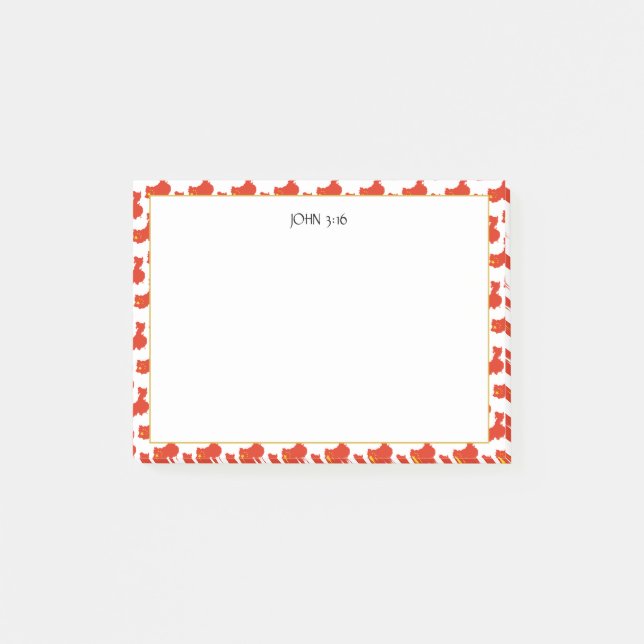 CHINA Christian Scripture Post-it Notes (Front)