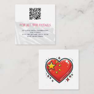 China Couple Enclosure Card
