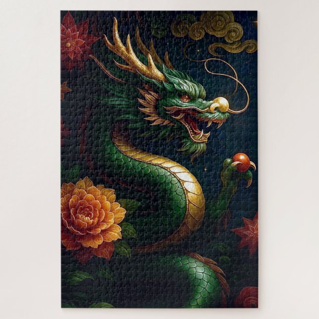 China Dargon Puzzle  (Vertical)
